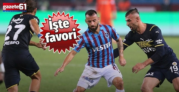 Fenerbahçe Trabzonspor maçının iddaa oranları belli oldu!