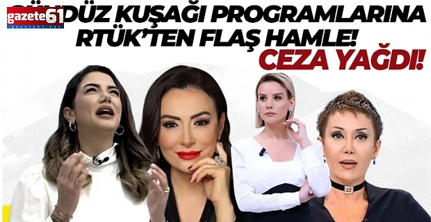 Gündüz kuşağı programlarına RTÜK'ten ceza