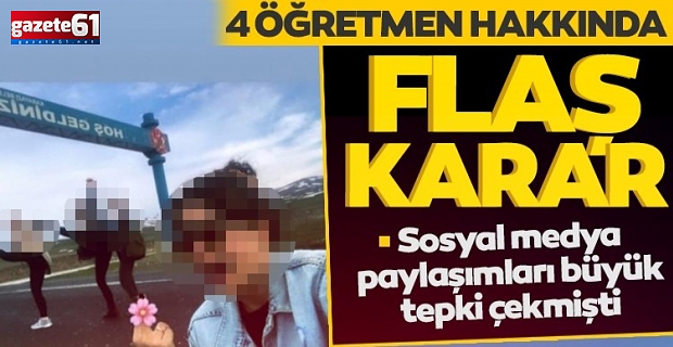 4 öğretmen açığa alındı
