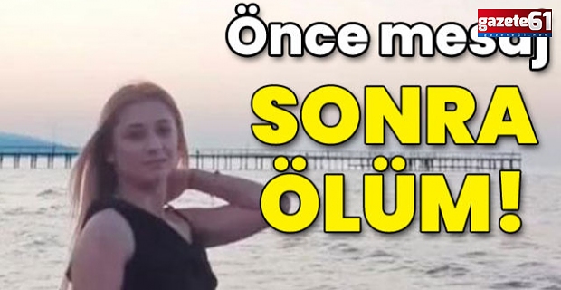 Önce mesaj sonra ölüm!