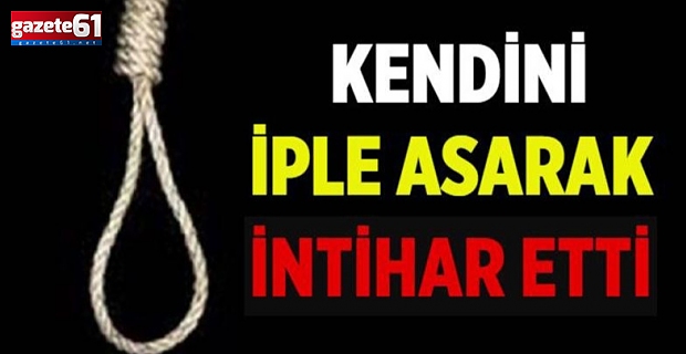 15 yaşındaki çocuk iple intihar etti 