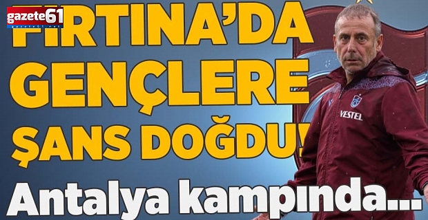 Abdullah Avcı Antalya kampında gençlere şans verecek!