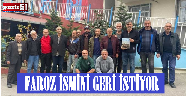 Faroz ismini geri istiyor!