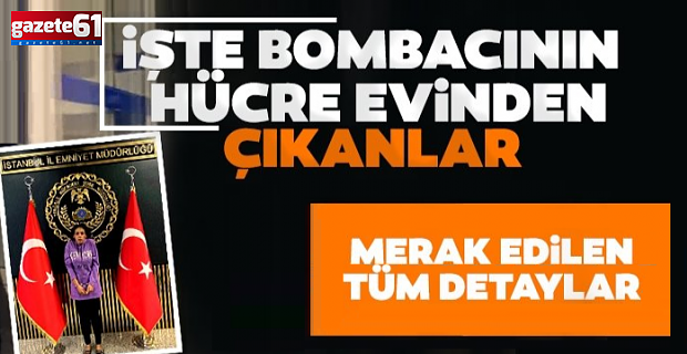 Terörist Ahlam Albashir'in hücre evinden bunlar çıktı!