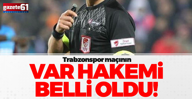 Antalyaspor maçının VAR hakemi belli oldu!