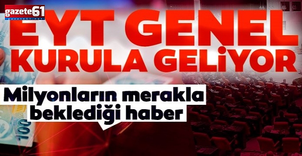 Meclis Genel Kurulu tarihi belli oldu! 