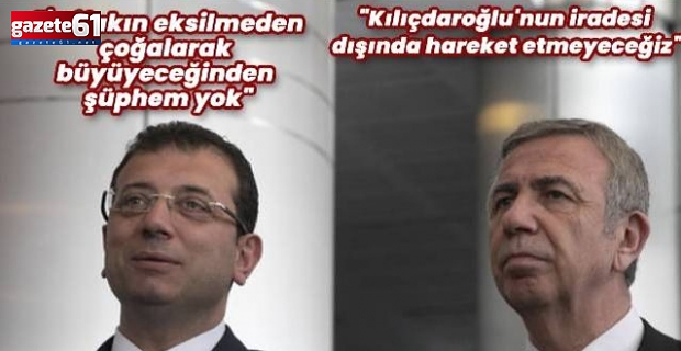 İmamoğlu ve  Yavaş'tan açıklama...