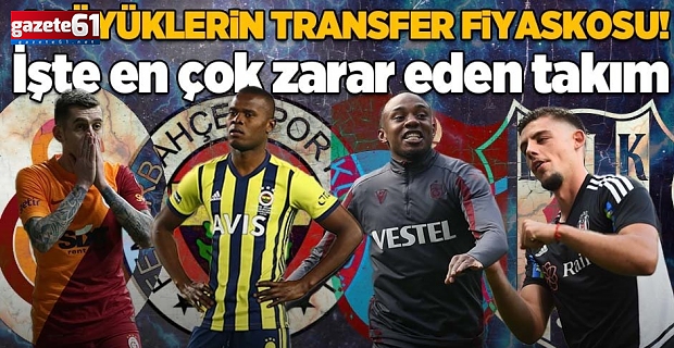 4 büyüklerin transfer fiyaskosu! 