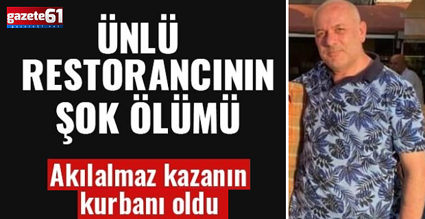 Akılalmaz ölüm! Çarptığı cam kapı kırıldı…