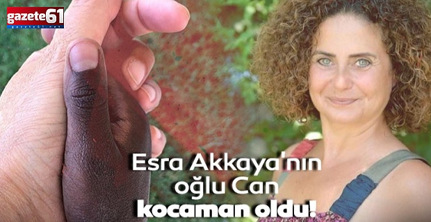 Esra Akkaya'nın oğlu Can kocaman oldu!