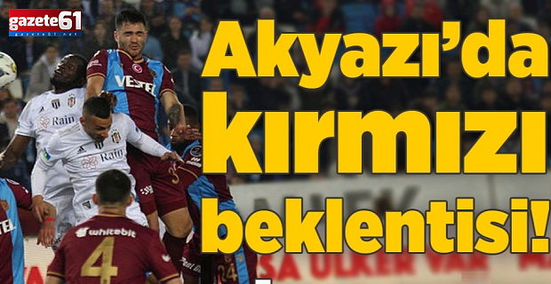 Trabzonspor Beşiktaş maçında kırmızı kart bekledi! İşte o müdahale