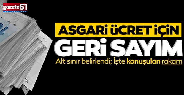 Asgari ücret zammı için geri sayım başladı!