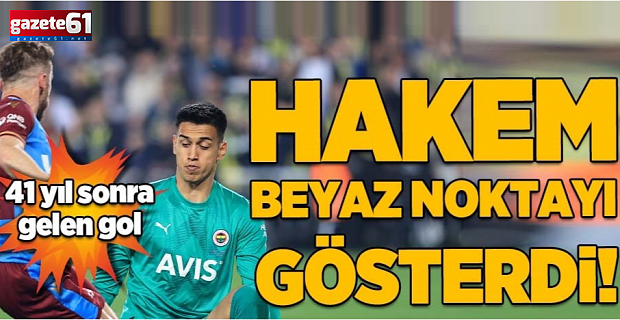 Trabzonspor Fenerbahçe karşısında penaltı kazandı! İşte o pozisyon