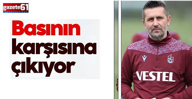 Trabzonspor’da Nenad Bjelica basının karşısına çıkıyor