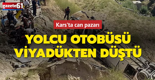 Otobüs viyadükten düştü! Çok sayıda ölü ve yaralı var