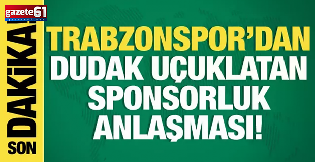 Trabzonspor ile Papara arasında sponsorluk anlaşması!