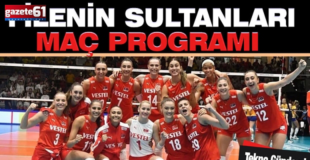 İŞTE MAÇ PROGRAMI...