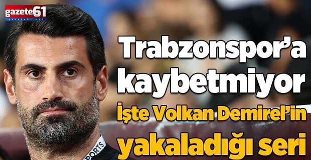 Volkan Demirel'in ilginç Trabzonspor istatistiği! 27 maçta...