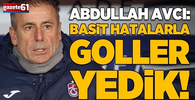  Abdullah Avcı Sivasspor maçı sonrası konuştu!