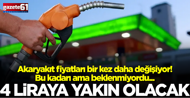 Akaryakıt fiyatları bir kez daha değişiyor!