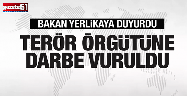 Bakan Yerlikaya duyurdu! Terör örgütüne büyük darbe...