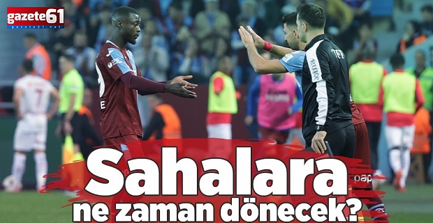 Trabzonspor'da Pepe’den kötü haber geldi!