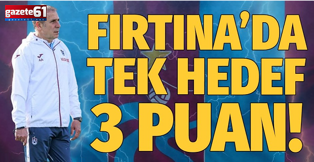 Trabzonspor Kayserispor karşısında 3 puan peşinde!