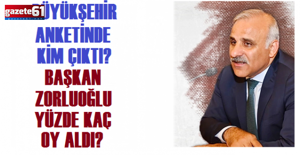 ZORLUOĞLU SON ANKETTE NEREDE?