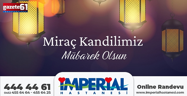 Miraç Kandilimiz Mübarek Olsun