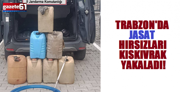 Trabzon'da JASAT 3 Hırsızı Yakaladı! 