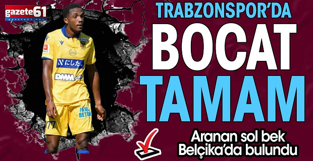 Trabzonspor Eric Junior Bocat ile anlaştı