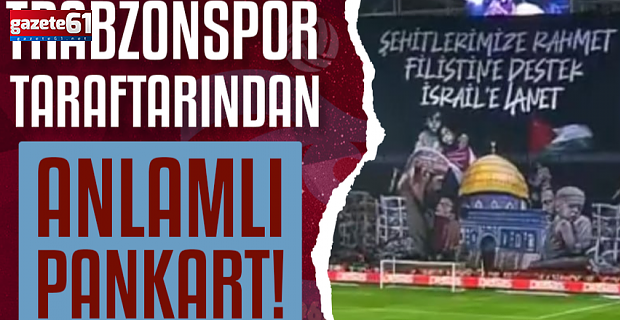 Fenerbahçe maçında anlamlı pankart!