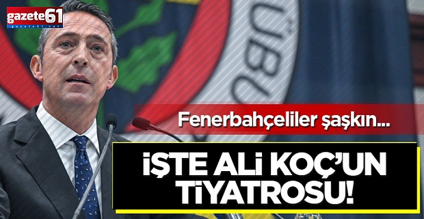 Ali Koç'un tiyatrosu sona erdi!