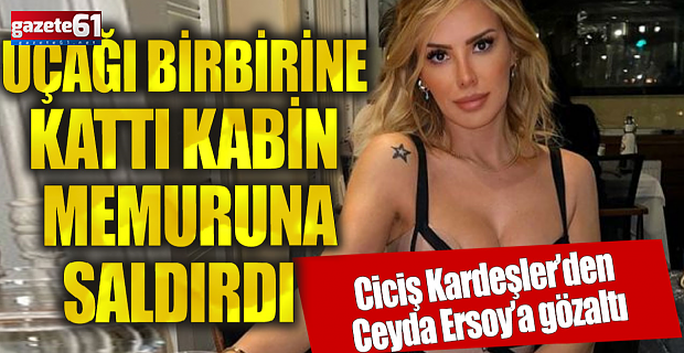 Ceyda Ersoy kabin memuruna saldırdı
