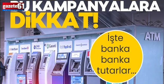 Banka promosyonu güncel rakamları paylaşıldı!