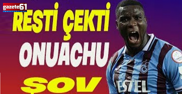  Onuachu resti çekti! "Ya Trabzonspor ya da..."