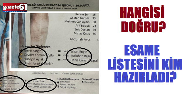 Trabzonspor'da büyük yanlış! Hangisi Doğru!