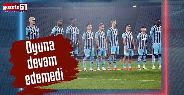 Trabzonspor'da sakatlık şoku! Oyuna devam edemedi