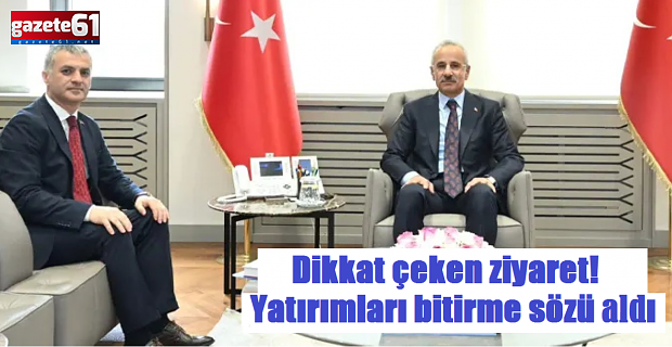 Yomra Belediye Başkanı Bıyık'tan dikkat çeken ziyaret! Yatırımları bitirme sözü aldı
