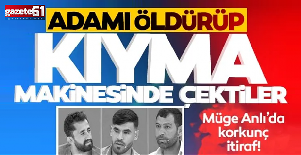 Babaannem ve halam birini öldürüp kıyma makinesinde çektiler! 