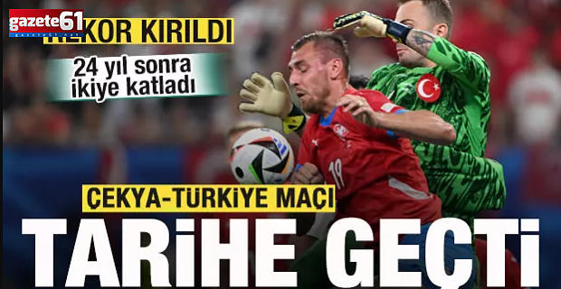 Çekya-Türkiye maçı tarihe geçti! Daha önce böylesi görülmedi