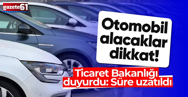 İkinci el araçta 6 ay ve 6 bin kilometre şartı uzatıldı!
