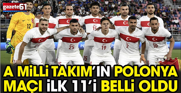 POLONYA - TÜRKİYE MAÇI 11'LERİ: