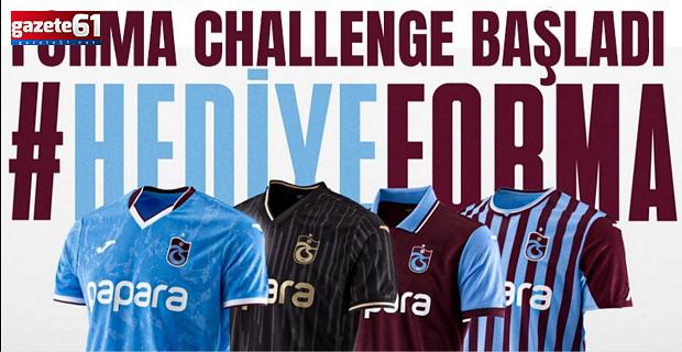 Trabzonspor'dan hediye forma challenge