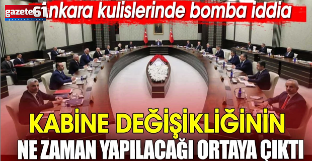Kabine değişikliği ile ilgili bomba iddia!