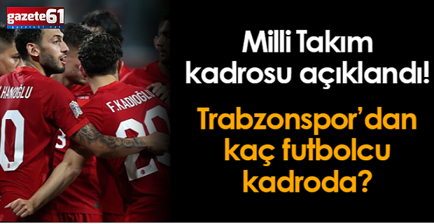 A Milli Futbol Takımı aday kadrosu açıklandı