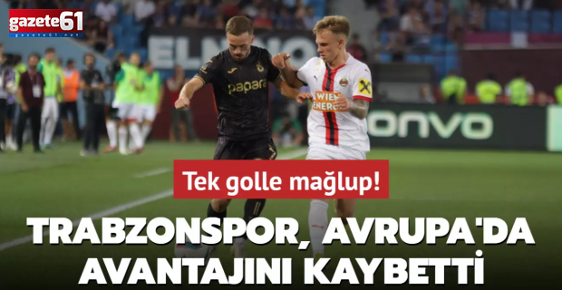 Avantajı kaybettik