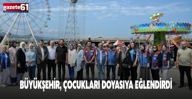 BÜYÜKŞEHİR, ÇOCUKLARI DOYASIYA EĞLENDİRDİ