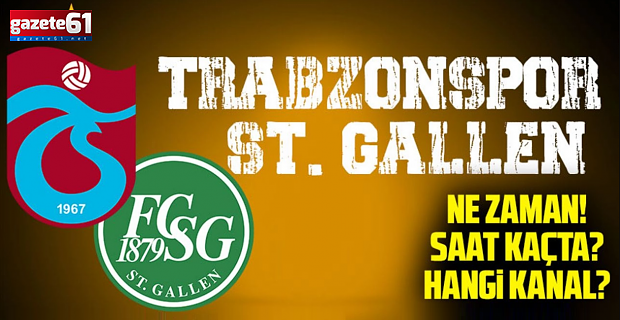 Trabzonspor'un St. Gallen rövanş maçı ne zaman?