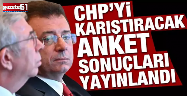 CHP'nin Cumhurbaşkanı adayı anketinde şok sonuç